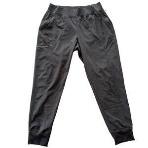 Cherokee Infinity Womens Jogger Pants Size Large L Black Stretchy Pull-On Medica